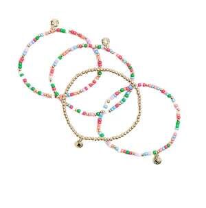 NWT J. Crew Colorful Beaded Stretch Bracelets Set